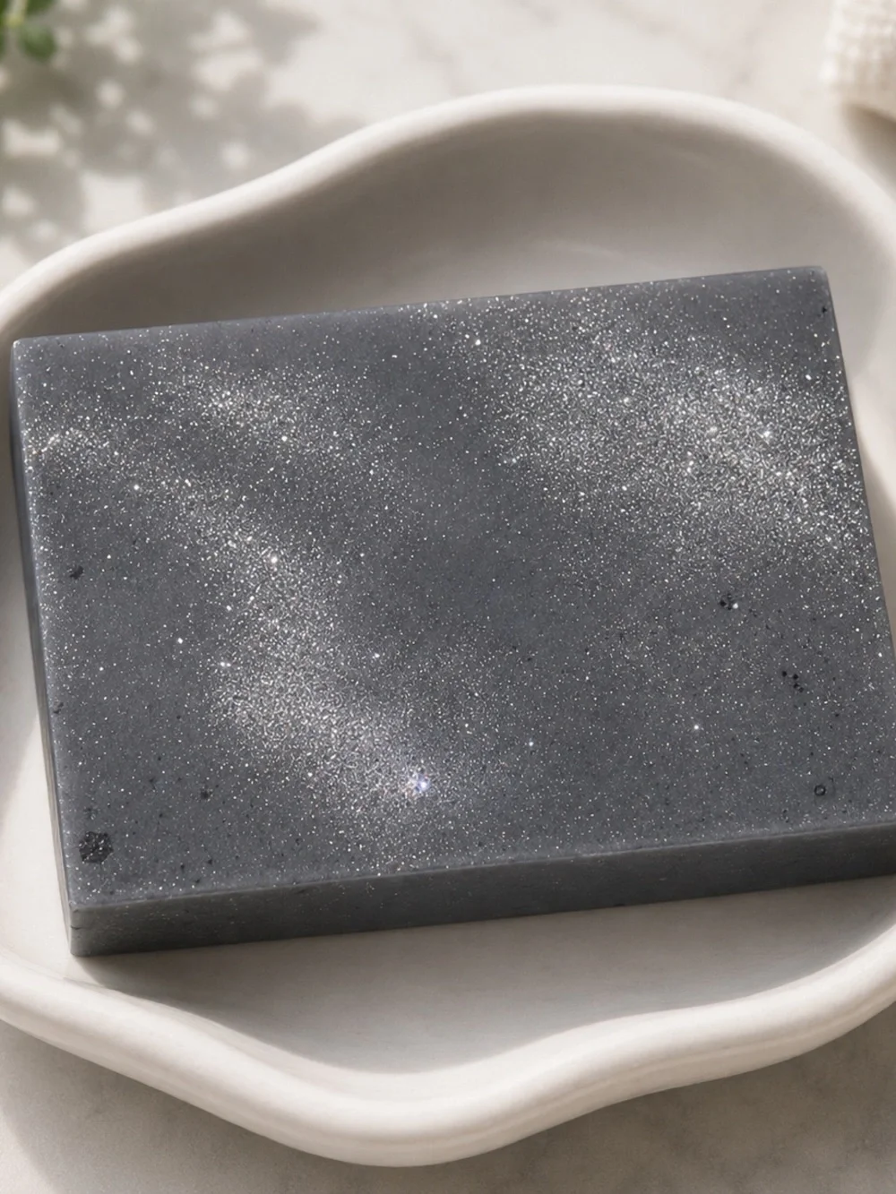 Strawberry lavender SOAP handmade 3x2in 8oz oatmeal based SHIMMER soap